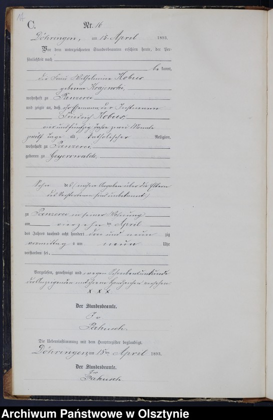 image.from.unit.number "Sterbe-Neben-Register Nr 1 - 65"