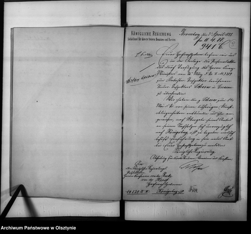 image.from.unit.number "Zwieten Kataster Insopektor Scherer [Franz], von 1. April 1890 erster Kataster Insopektor, 8. Dezember 1890 Steuerrath"