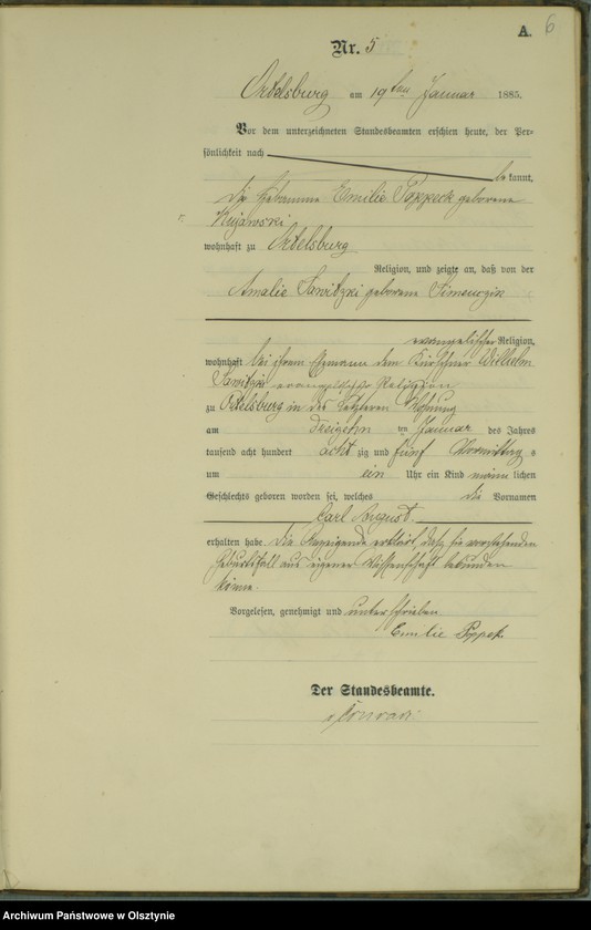 image.from.unit.number "Geburts-Haupt-Register Nr 1 - 98"