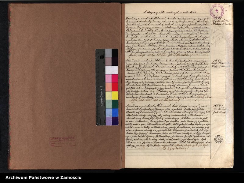 Obraz z jednostki "Akta urodzeń"