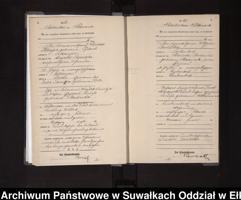 image.from.unit.number "Sterbe-Haupt-Register des Königlichen Preussischen Standes-Amtes Nikolaiken Kreis Sensburg"