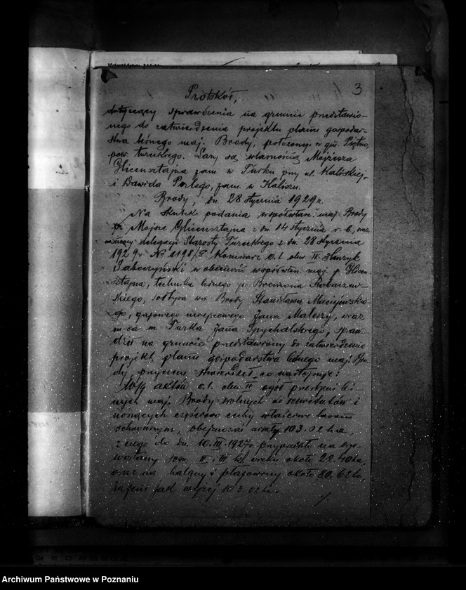 Obraz 7 z jednostki "Zatwierdzenie planu gospodarstwa leśnego dla majątku Brody powiatu tureckiego"