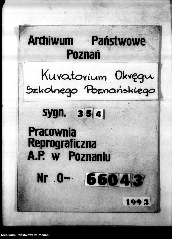 Obraz 1 z jednostki "Państwowe Gimnazjum imienia Jana Kantego w Poznaniu [sprawozdanie z egzaminu eksternów z 6 klas i innych]"