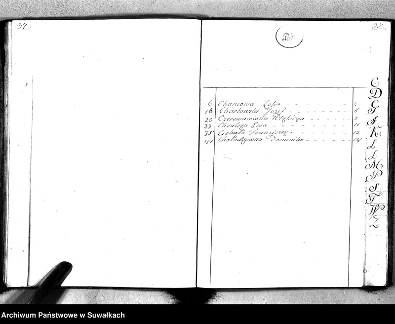 Obraz 18 z jednostki "Akta śmierci gminy wigierskiey od 1-go stycznia 1818 do dnia ostatniego grudnia tegoż roku 1818"