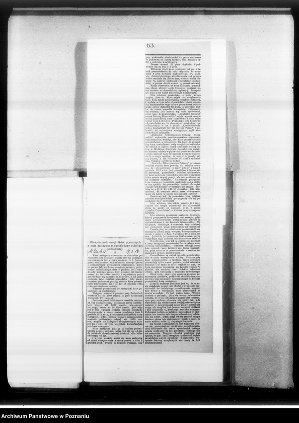 Obraz 8 z jednostki "Ubezpieczenia i renty po zabitych na wojnie [Wycinki prasowe]"