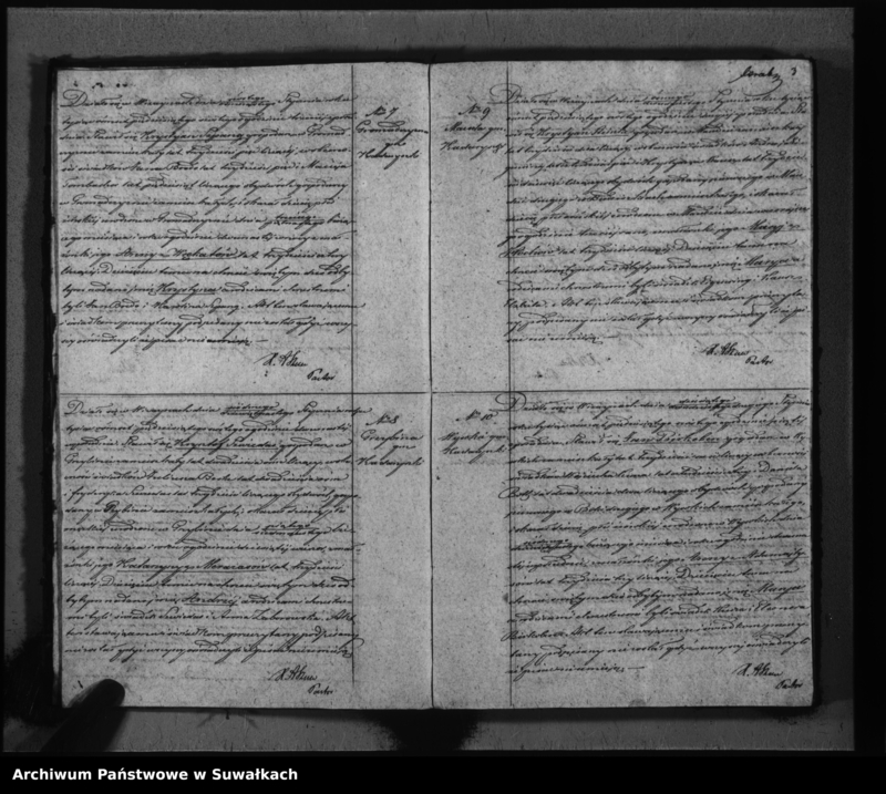 image.from.unit.number "Duplikat do zapisywania aktów urodzeń, małżeństw i zeyścia parafii Ewangelicko-augsburskiej w Wiżajnach"