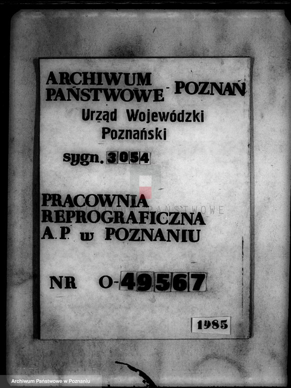 Obraz 1 z jednostki "Rejestr klasyfikacyjno-pomiarowy majątku Stare powiatu wyrzyskiego"