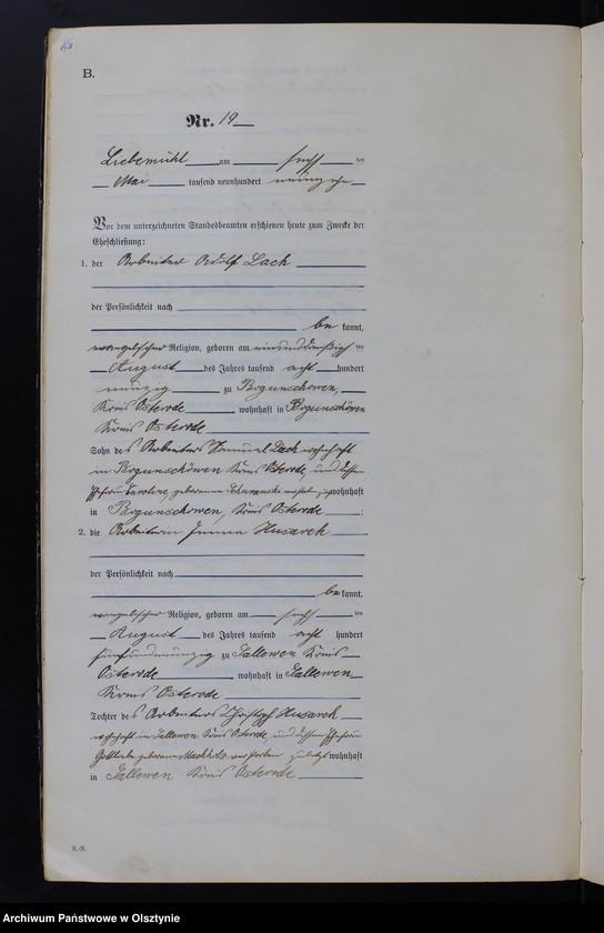 image.from.unit.number "Heirats-Neben-Register Nr 12 - 71 T. II"