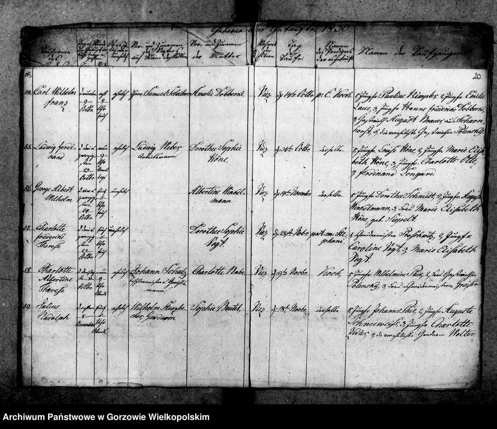 image.from.unit.number "Duplikate der Kirchenbücher von Vietz: Vietz (Witnica), Massin (Mosina)"