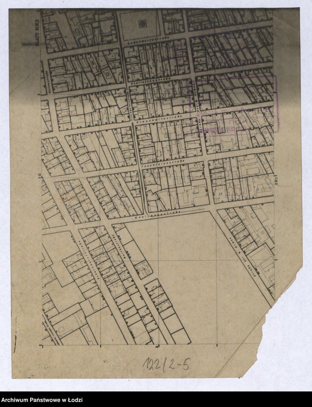 Obraz 8 z jednostki "Plan miasta Łodzi Sekcja NW 2"