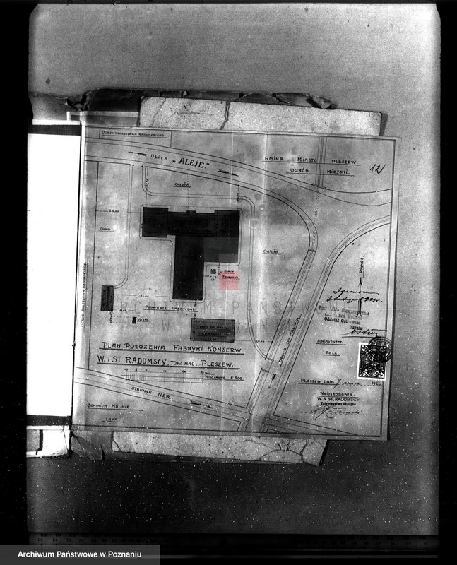 Obraz 16 z jednostki "Fabryka konserw i marmelad, własność St. Radomski w Pleszewie pow. jarociński nr fabr kotła 422, nr woj. kotła 95"