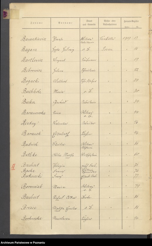 image.from.unit.number "Spis alfabetyczny małżeństw za 1919"