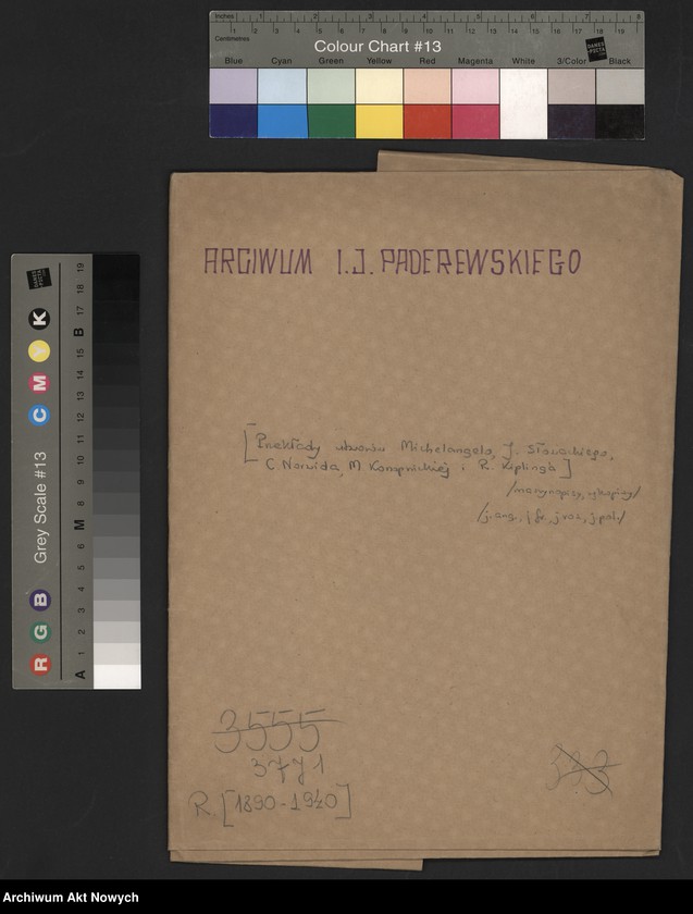 image.from.unit.number "Przekłady utworów literackich Michelangelo, J. Słowackiego, C. Norwida, M. Konopnickiej, R. Kipling