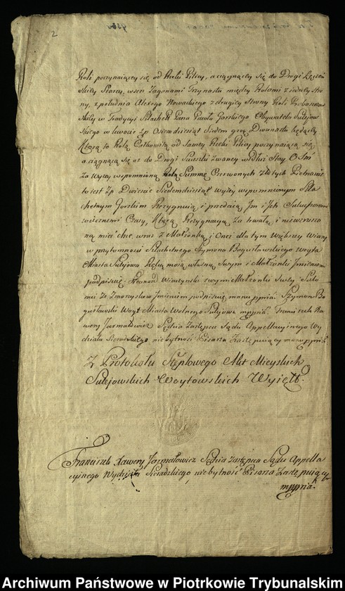 image.from.unit "[Odpis aktu kupna - sprzedaży ziemi zawarty pomiędzy Leonardem  i Salomeą Wiacińskimi a Anastazją i Pawłem Górskimi w 1792 r.]"