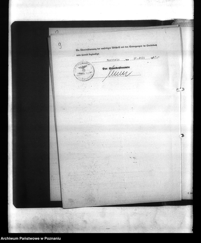 Obraz 13 z jednostki "Wykazy miejscowych Niemców, którzy zginęli w 1939 roku. Kreis Wreschen (Wrzesień)"