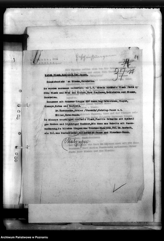 Obraz 17 z jednostki "Berichte über Verhaftungen, Misshandlungen usw."