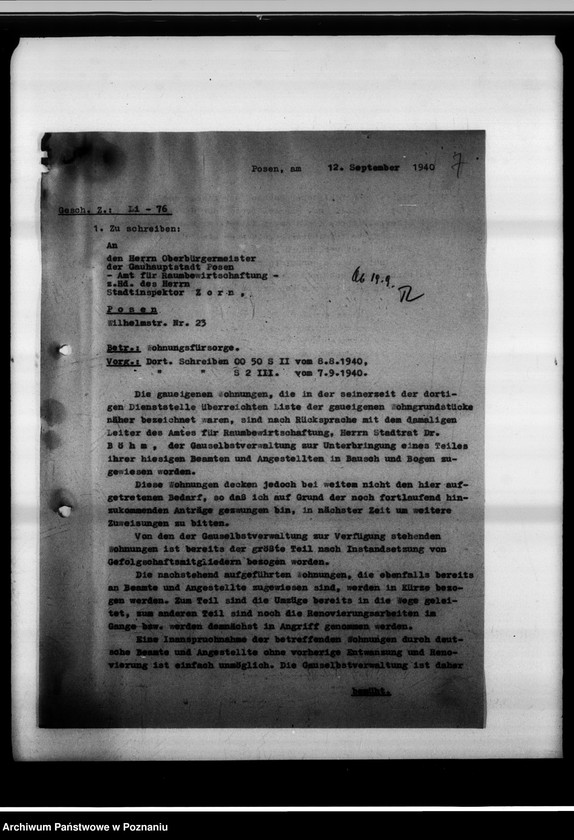 Obraz 12 z jednostki "Wohnungsfürsorge und Büroraumbeschaffung."