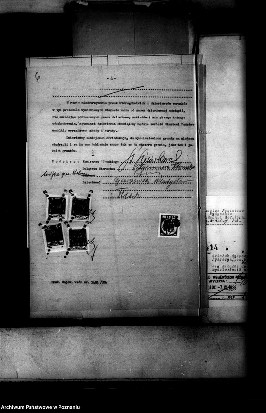 image.from.unit.number "Majętności Pyszczyn powiatu bydgoskiego wydzielenie zastrzeżonych parcel"