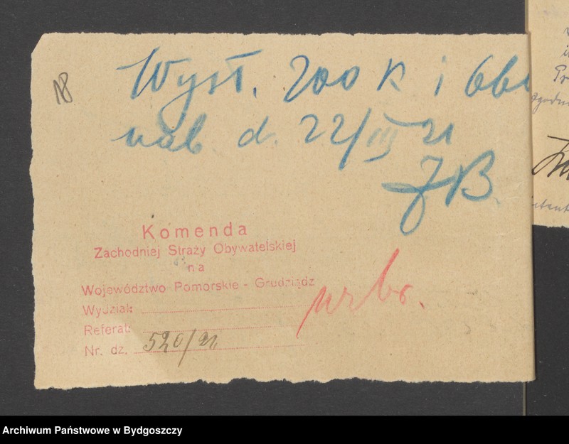 image.from.unit.number "Zaopatrzenie w broń Komendy Wojewódzkiej i Komend Powiatowych Zachodniej Straży Obywatelskiej na Województwo Pomorskie"