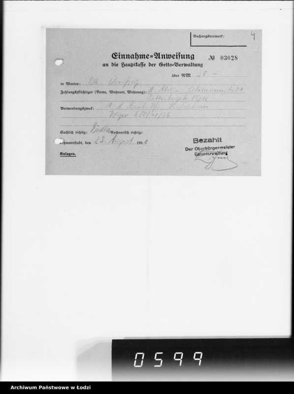 Obraz 5 z jednostki "Rechnungen für Schmucksachen"