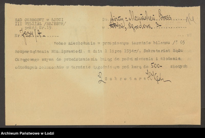 Obraz 18 z jednostki "Menachen Groszz- sprzedaż skór"