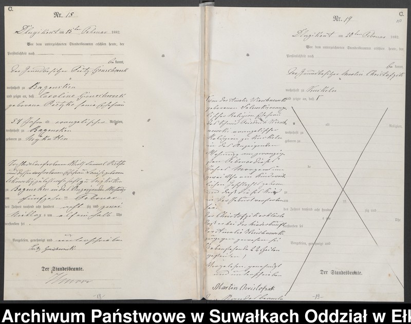 image.from.unit.number "[Sterbe-Haupt-Register des Königlich Preussischen Standes-Amtes Kumilsko Kreis Johannisburg]"