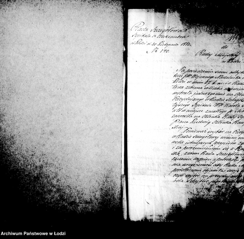 Obraz 7 z jednostki "Akta w przedmiocie szpitala"