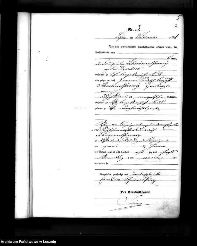 Obraz 6 z jednostki "[Księga zgonów]"