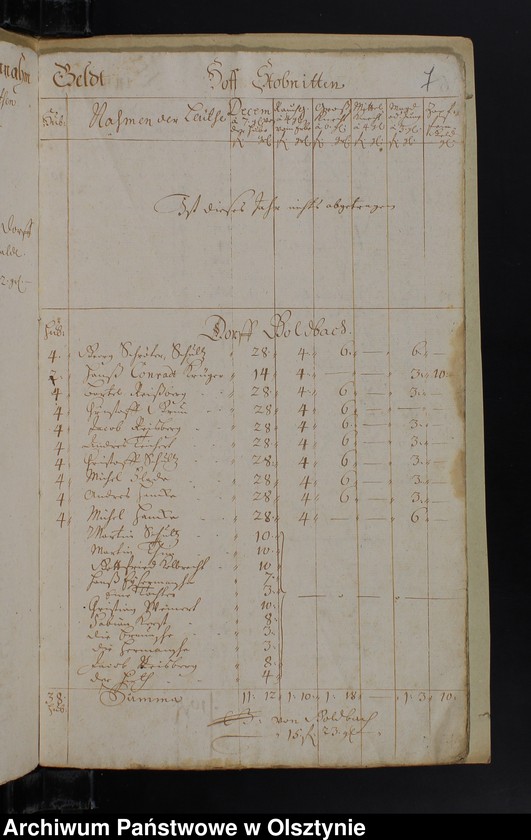 image.from.unit.number "Jahr Rechnung der Silberbachschen Kirchen"