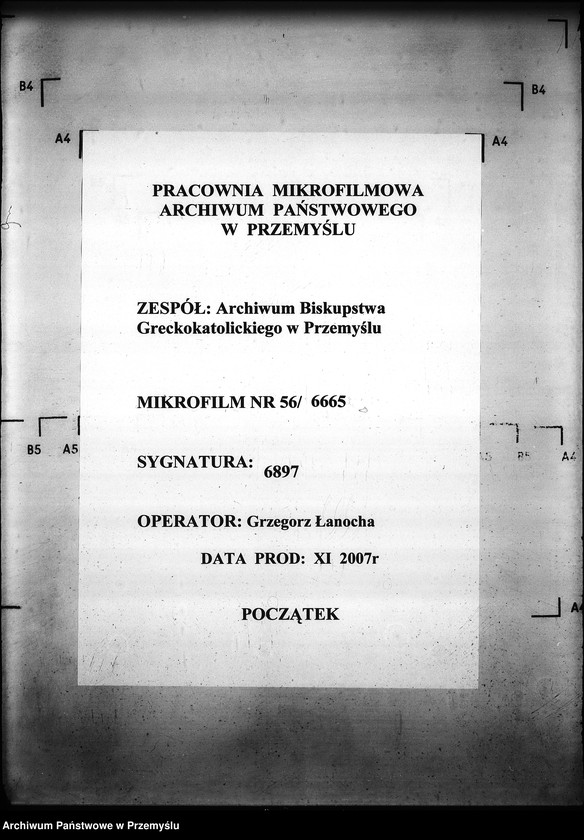 image.from.unit.number "[Kopie ksiąg metrykalnych parafii Doliny z filią Bielanka (dekanat Gorlice)]"