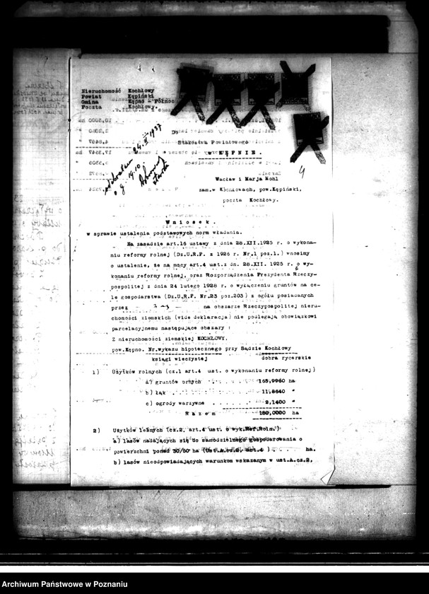 Obraz 8 z jednostki "Majątek Kochłowy wyłączenie z art. 4, 5 ustawy o reformie rolnej"