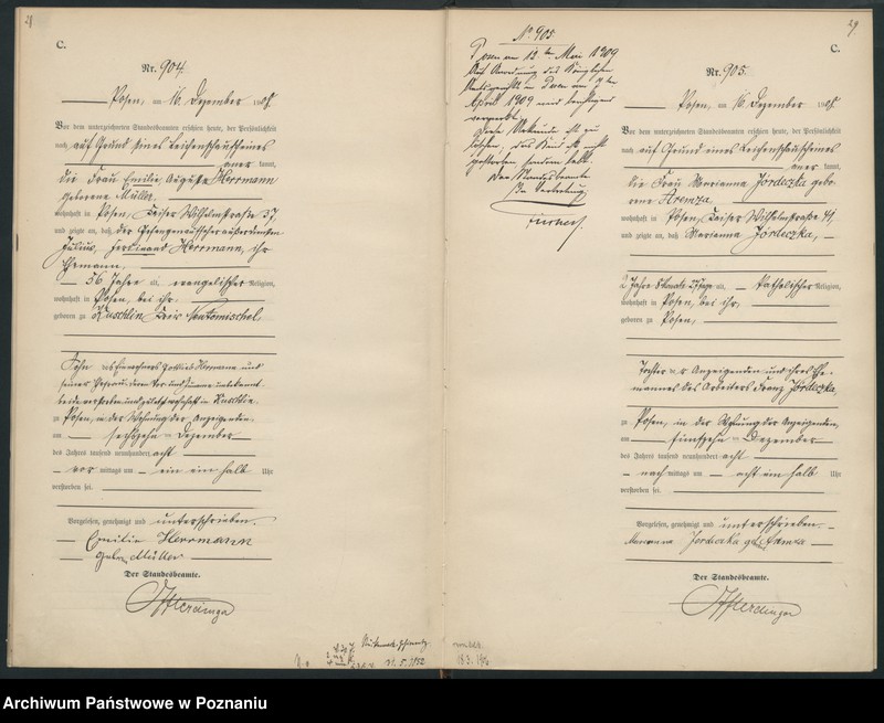 Obraz 17 z jednostki "Księga miejscowa zgonów tom III [Rejestr główny zgonów]"