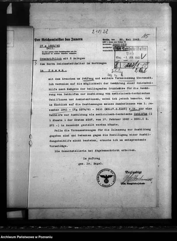 Obraz 19 z jednostki "Medizinal - technische Gehilfinnen"