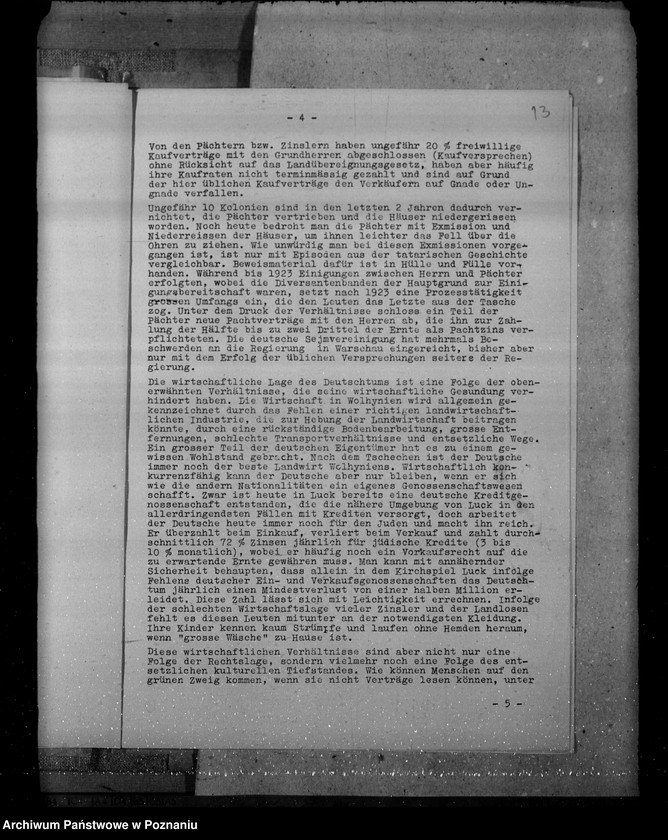 Obraz 17 z jednostki "Materiały dotyczące sytuacji Niemczyzny na Wołyniu, w Galicji i w okręgach białostockim i narewskim"