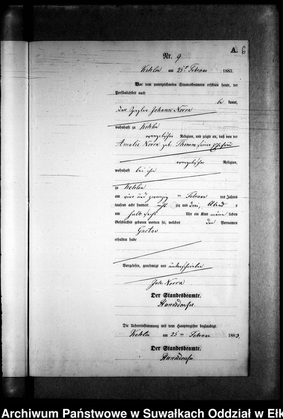 image.from.unit.number "Geburts-Neben-Register des Preussischen Standes-Amtes Kehlen Kreis Angerburg"