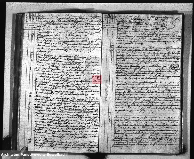 image.from.unit.number "Akta urodzonych gminy Sereie od 1-go stycznia 1815 aż do ostatniego grudnia roku tegoż"