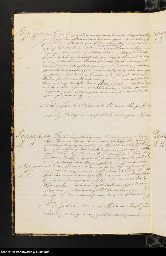 image.from.unit.number "Duplikat Aktow Stanu Cywilnego. Urodzonych, Zaślubionych i Zmarłych, z Parafii Janowiec z Roku 1863-go"