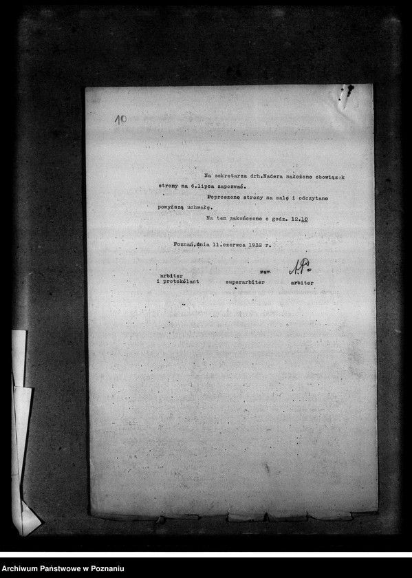 Obraz 14 z jednostki "Sprawa sporna Mańkowski c/a Leśniewski"