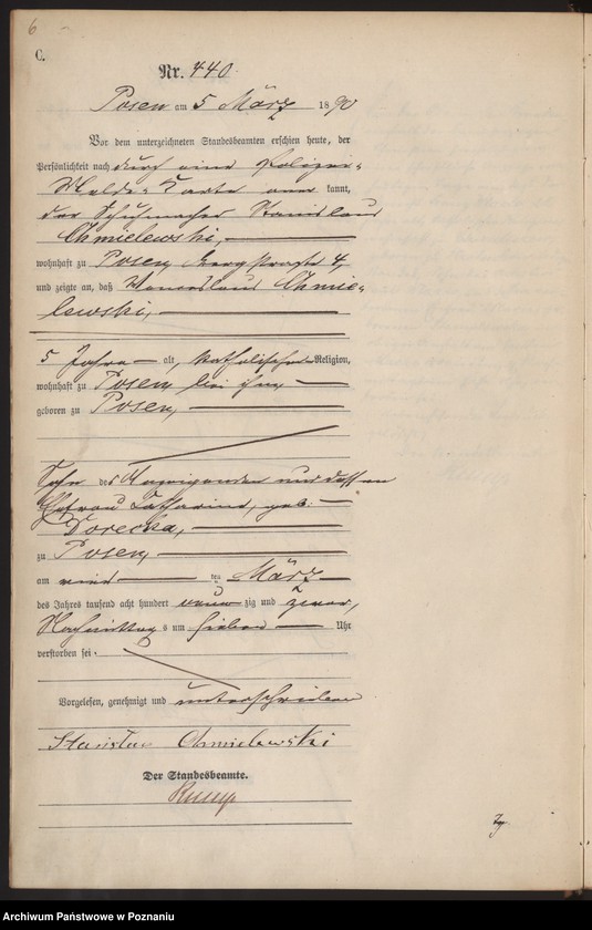 Obraz 9 z jednostki "Księga zgonów t. II"