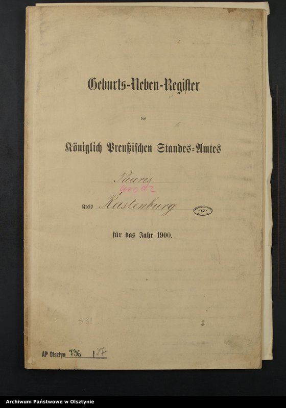 image.from.unit.number "Geburts-Neben-Register Nr 1 - 28 i 41"
