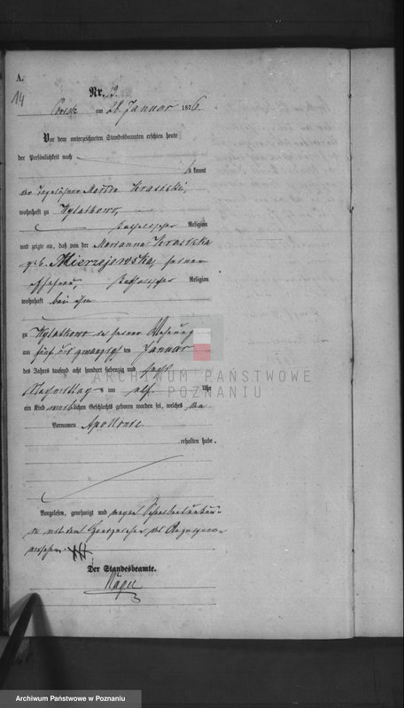 Obraz 16 z jednostki "Księga urodzeń"