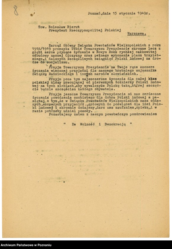 Obraz 10 z jednostki "Obchody roczne Powstania Wielkopolskiego 1918/19 r."