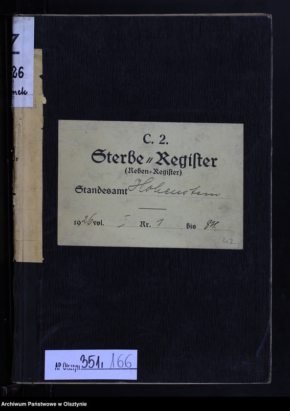 image.from.unit.number "Sterbe-Neben-Register Nr 1 - 84"