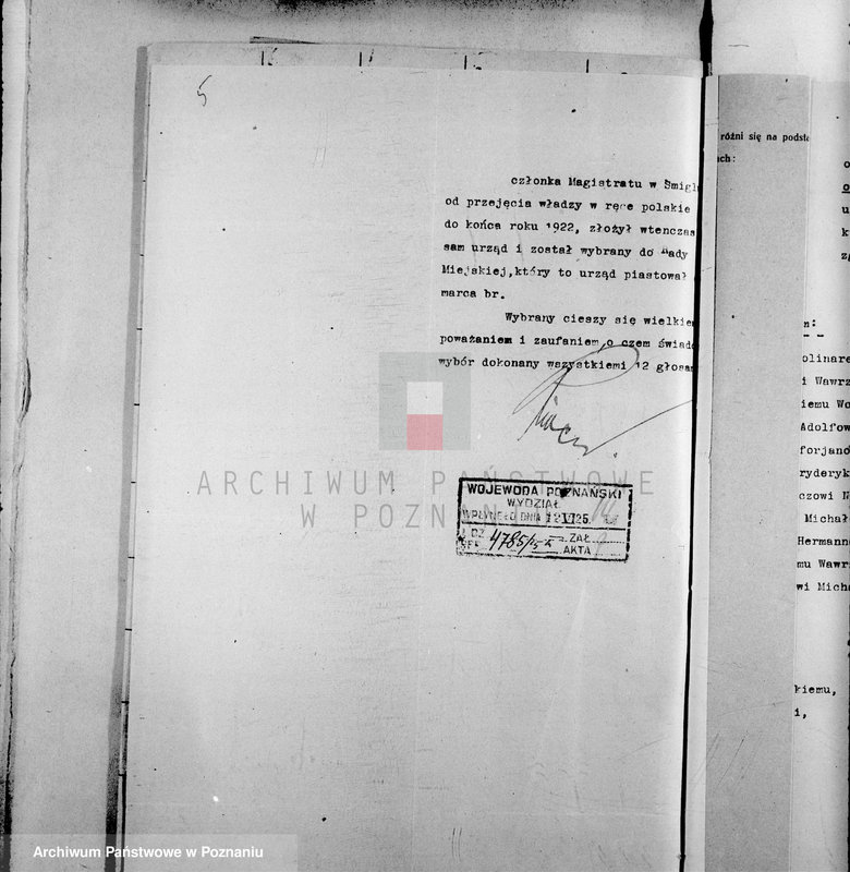 Obraz 9 z jednostki "Członkowie magistratu miasta Śmigla"