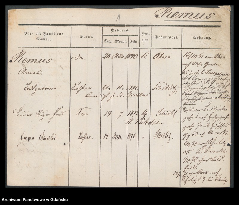 image.from.unit.number "Karty meldunkowe: Remus - Renk"