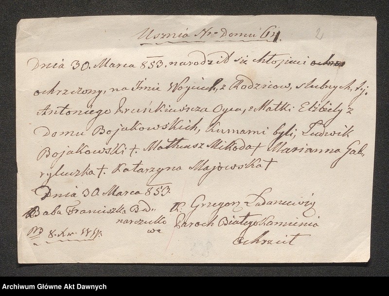 image.from.unit.number "Parafia: różne. Dekanat: różne. [Akta różnych urzędów parafialnych na terenie archidiecezji lwowskiej]."