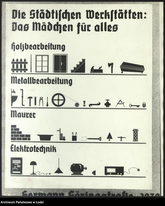 Obraz 1 z jednostki "Die Städtischen Werkstäten: das Mädchen für alles"