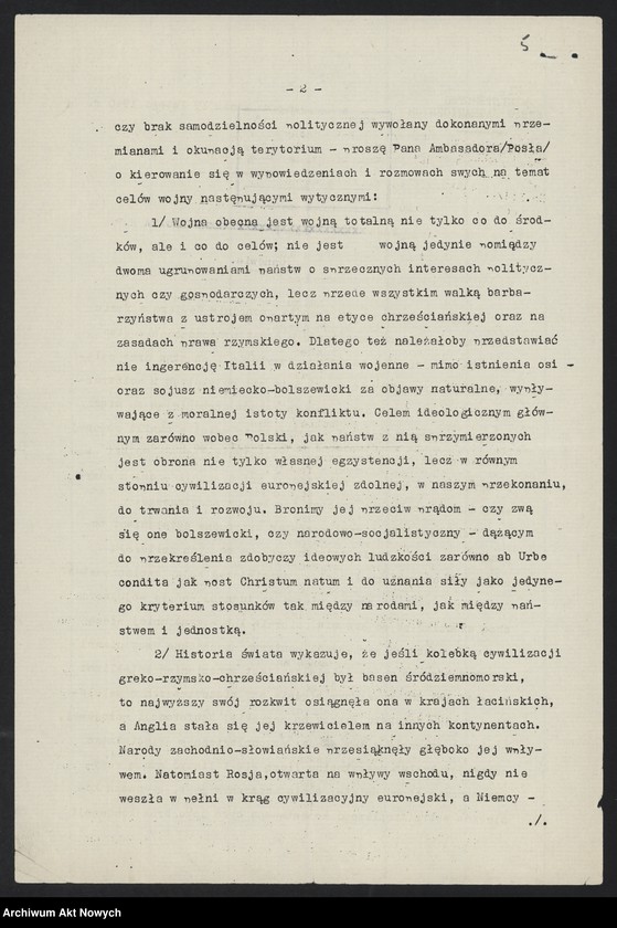 image.from.unit.number "Zaleski August; Załączniki: a) list (odpis) Skowrońskiego (Poseł RP w Brazylii); L.5 (odpowiedzi - rękopisy, maszynopisy); patrz 4246"