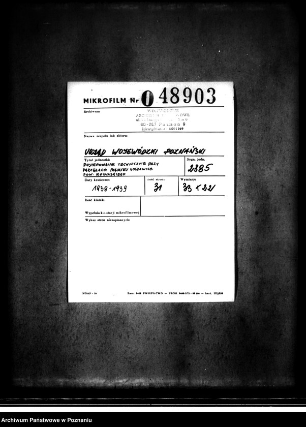 image.from.unit.number "Postępowanie techniczne przy parcelacji majątku Gosławice powiatu konińskiego"