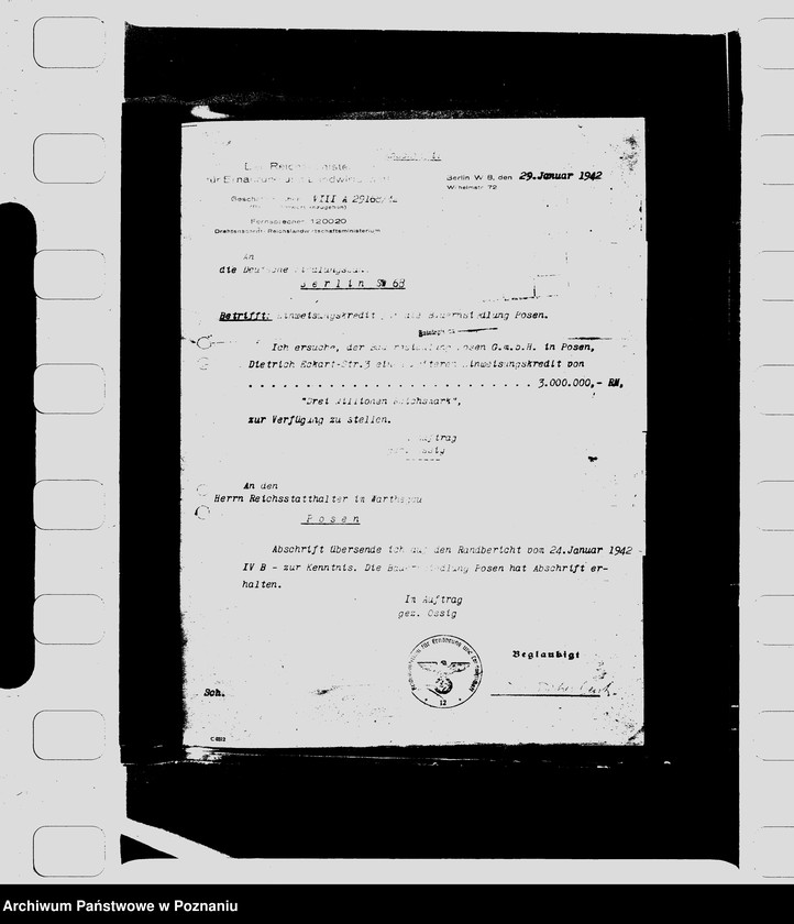 Obraz 20 z jednostki "Zapotrzebowanie pieniedzy na cele rolnictwa - Sonstiges"